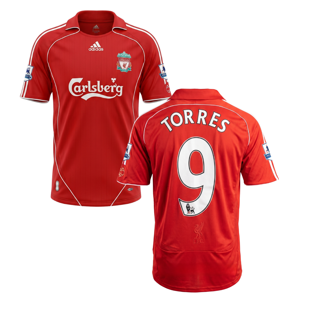MAGLIA STORICA LIVERPOOL 2006/07 PERSONALIZZAZIONE TORRES