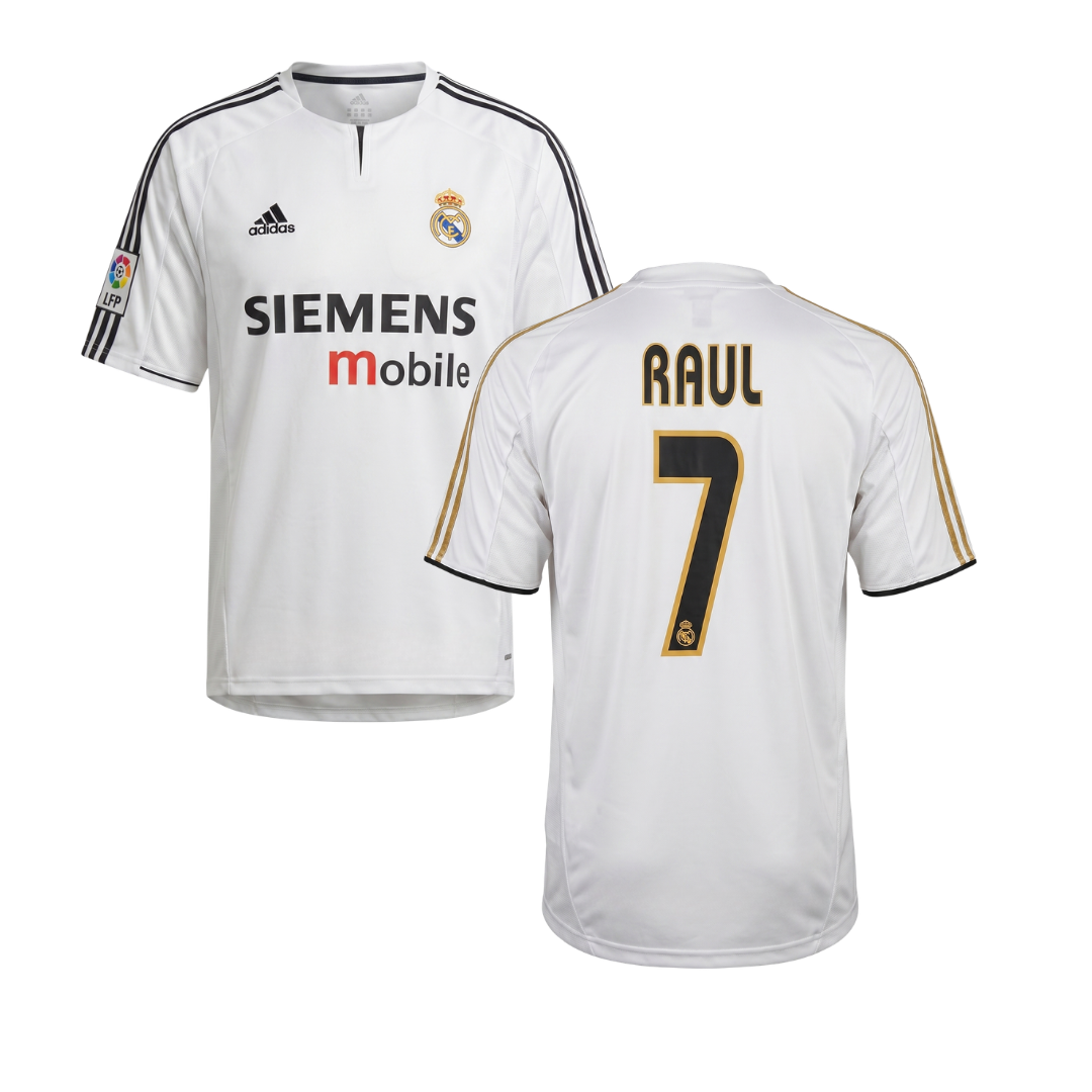MAGLIA STORICA REAL MADRID 2003/04 PERSONALIZZAZIONE RAUL