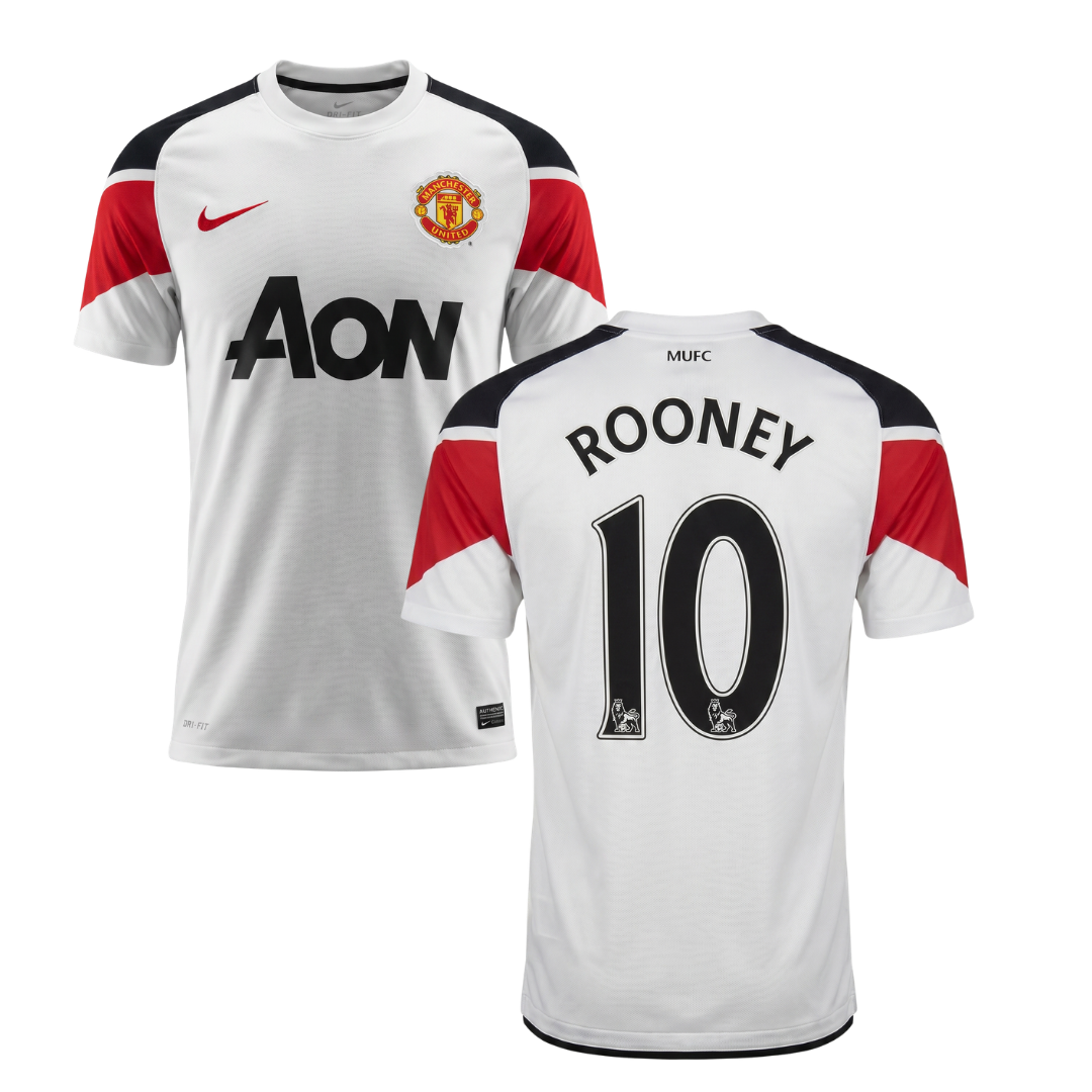 MAGLIA STORICA MANCHESTER UNITED 2010/12 PERSONALIZZAZIONE ROONEY