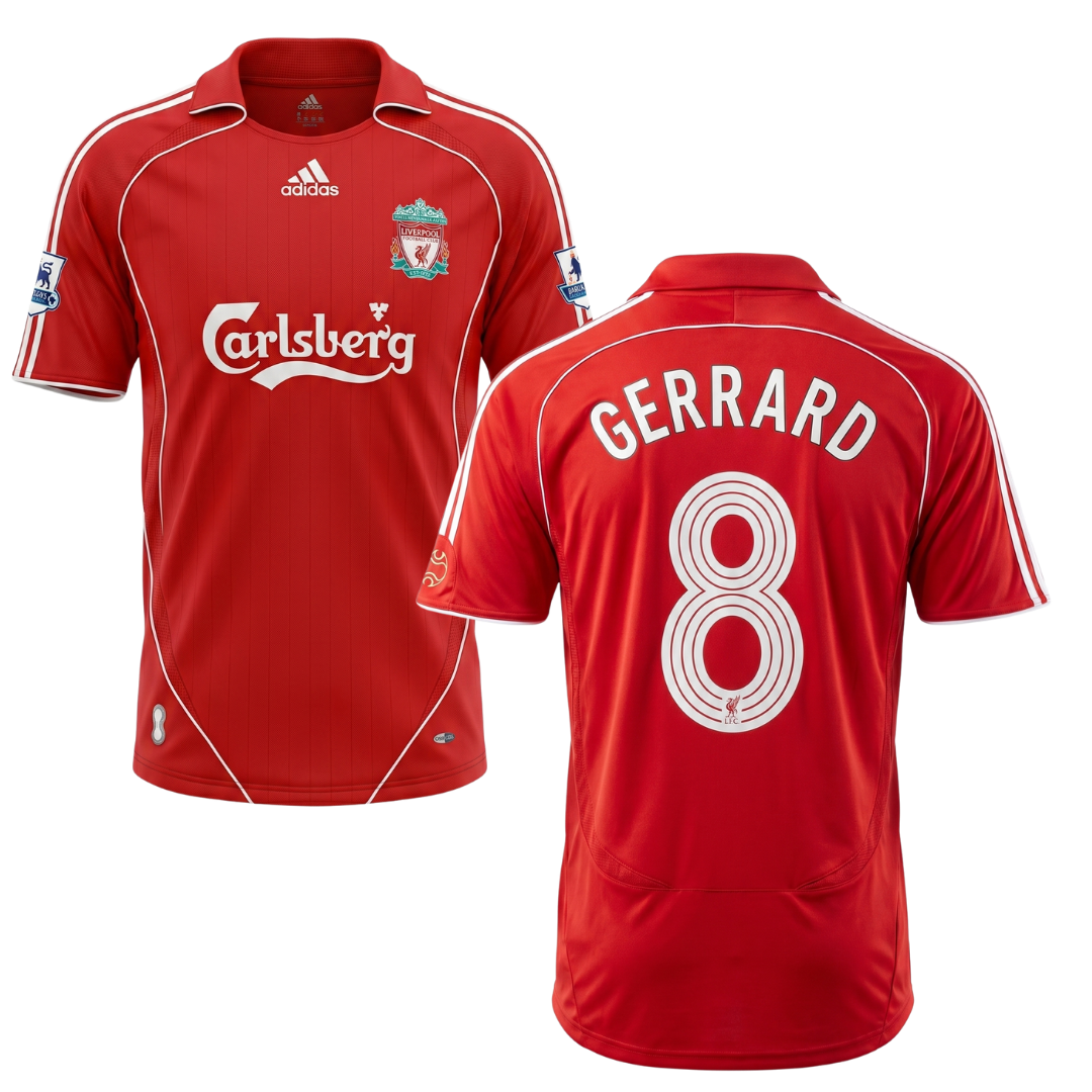 MAGLIA STORICA LIVERPOOL 2006/07 PERSONALIZZAZIONE GERRARD
