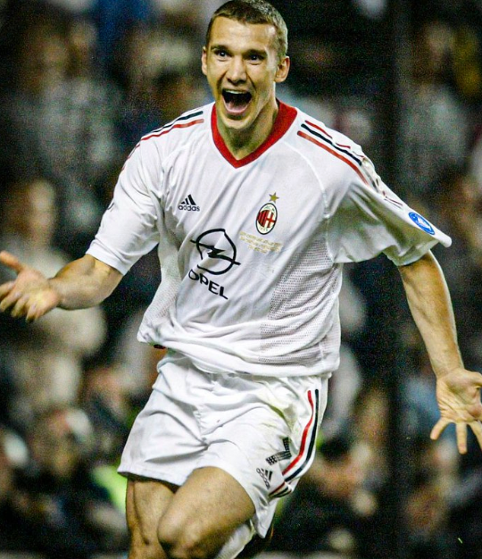 MAGLIA AC MILAN STORICA TRASFERTA 2002-2003 + SHEVCHENKO 7