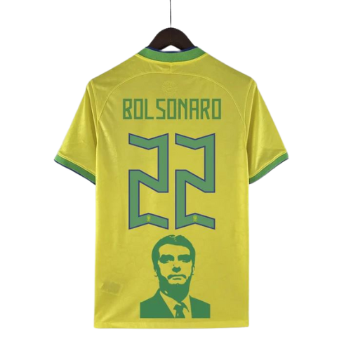 MAGLIA BRASILE HOME SPECIAL EDITION BOLSONARO 2022/23