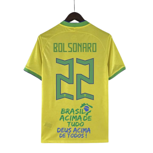 MAGLIA BRASILE HOME SPECIAL EDITION BOLSONARO 2022/23