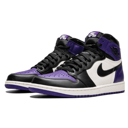 JORDAN 1 RETRO HIGH OG COURT PURPLE TOP QUALITY