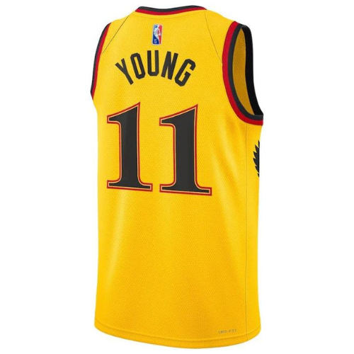 CANOTTA NBA ATLANTA HAWKS NIKE “CITY EDITION” GIALLA 2021/22