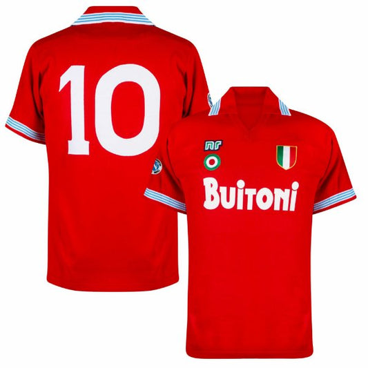 MAGLIA  NAPOLI STORICA TERZA 1987-1988 + MARADONA 10