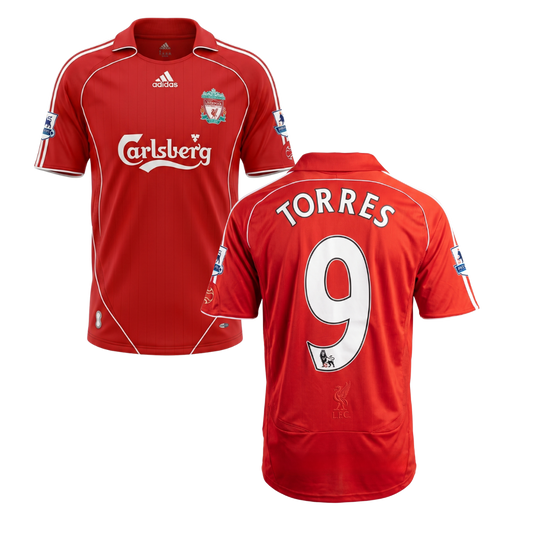 MAGLIA LIVERPOOL CASA 2006/07 PERSONALIZZAZIONE TORRES