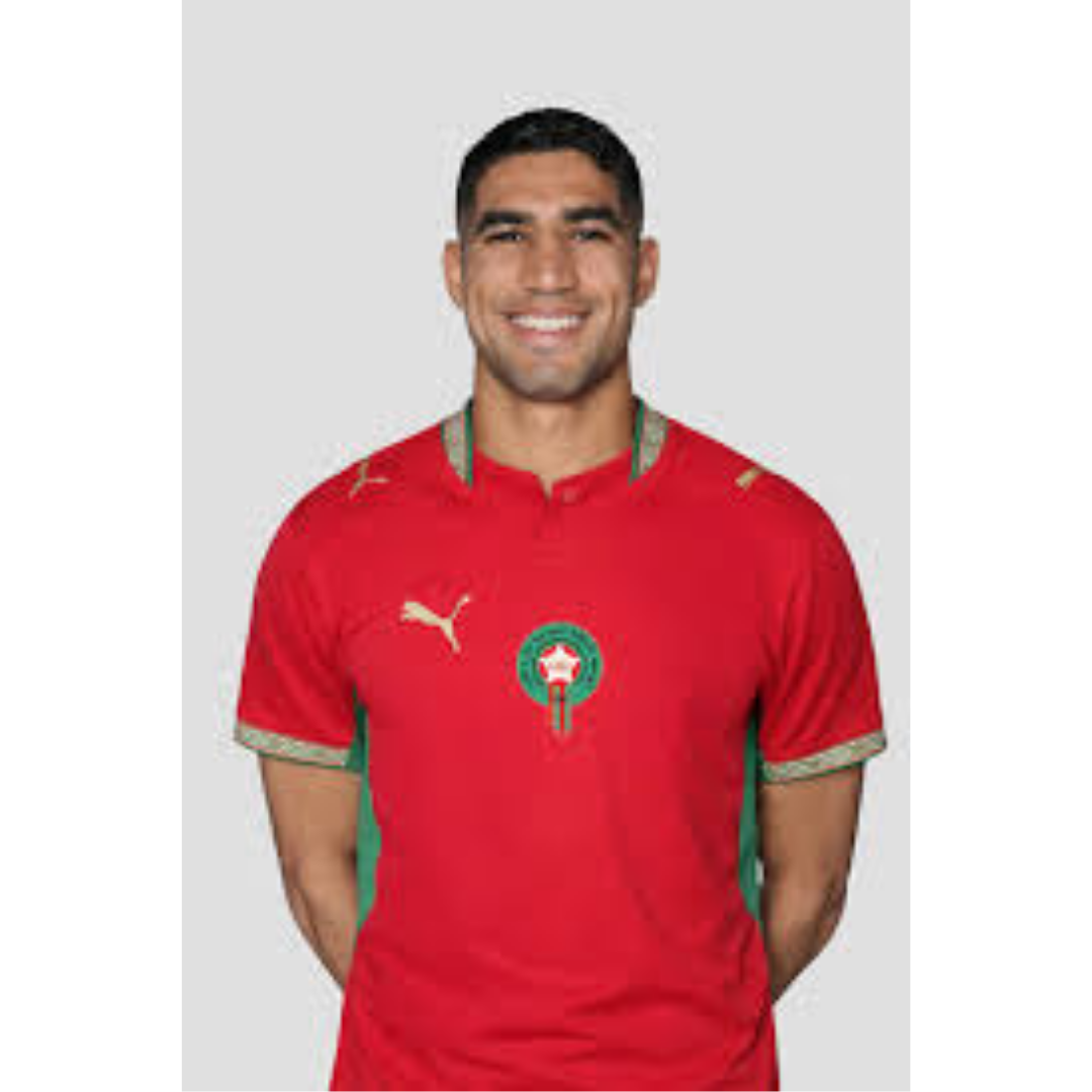 MAGLIA MAROCCO HOME 2026/27 PERSONALIZZAZIONE HAKIMI