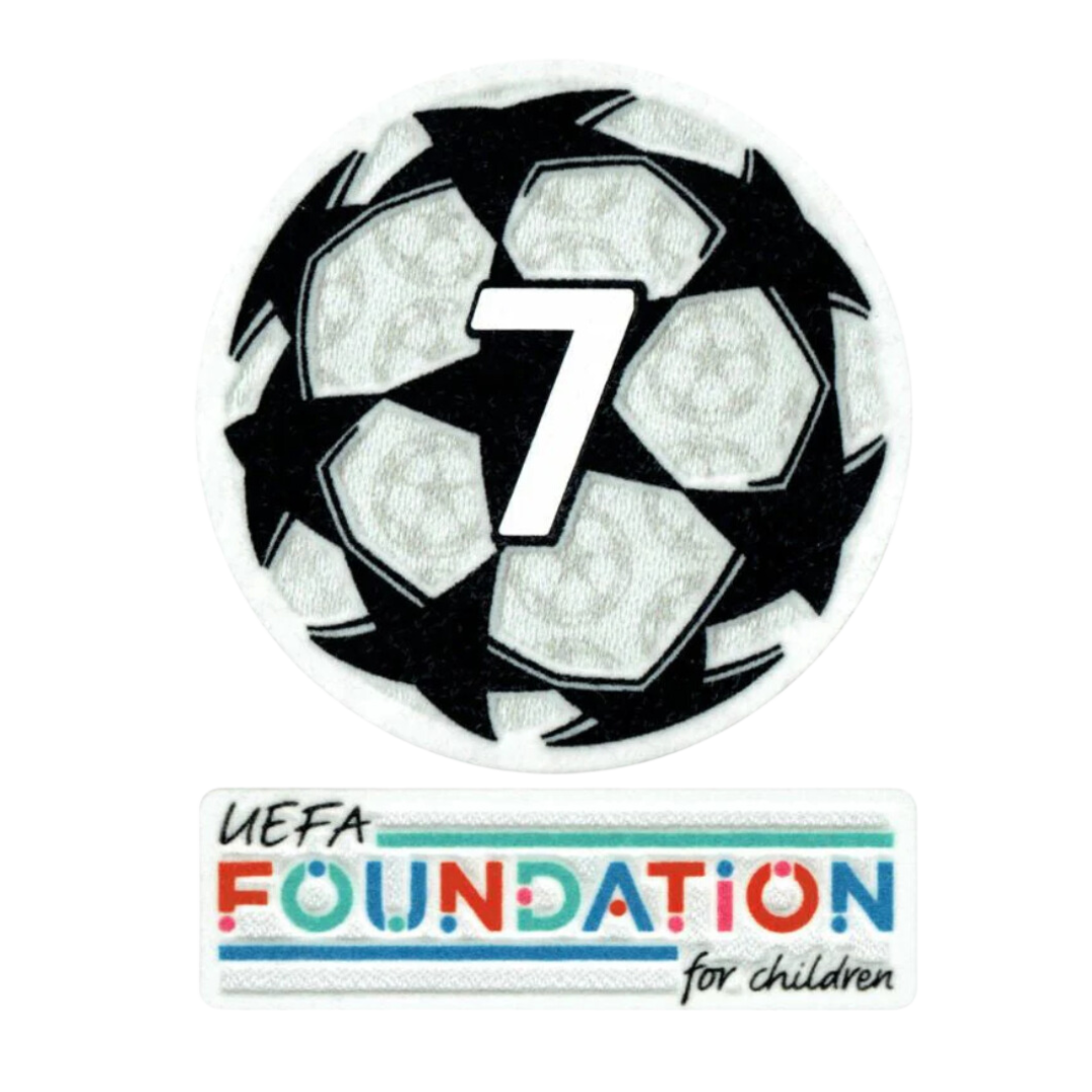 21-23 UCL Starball 7 volte vincitore + Game Patch della UEFA Foundation