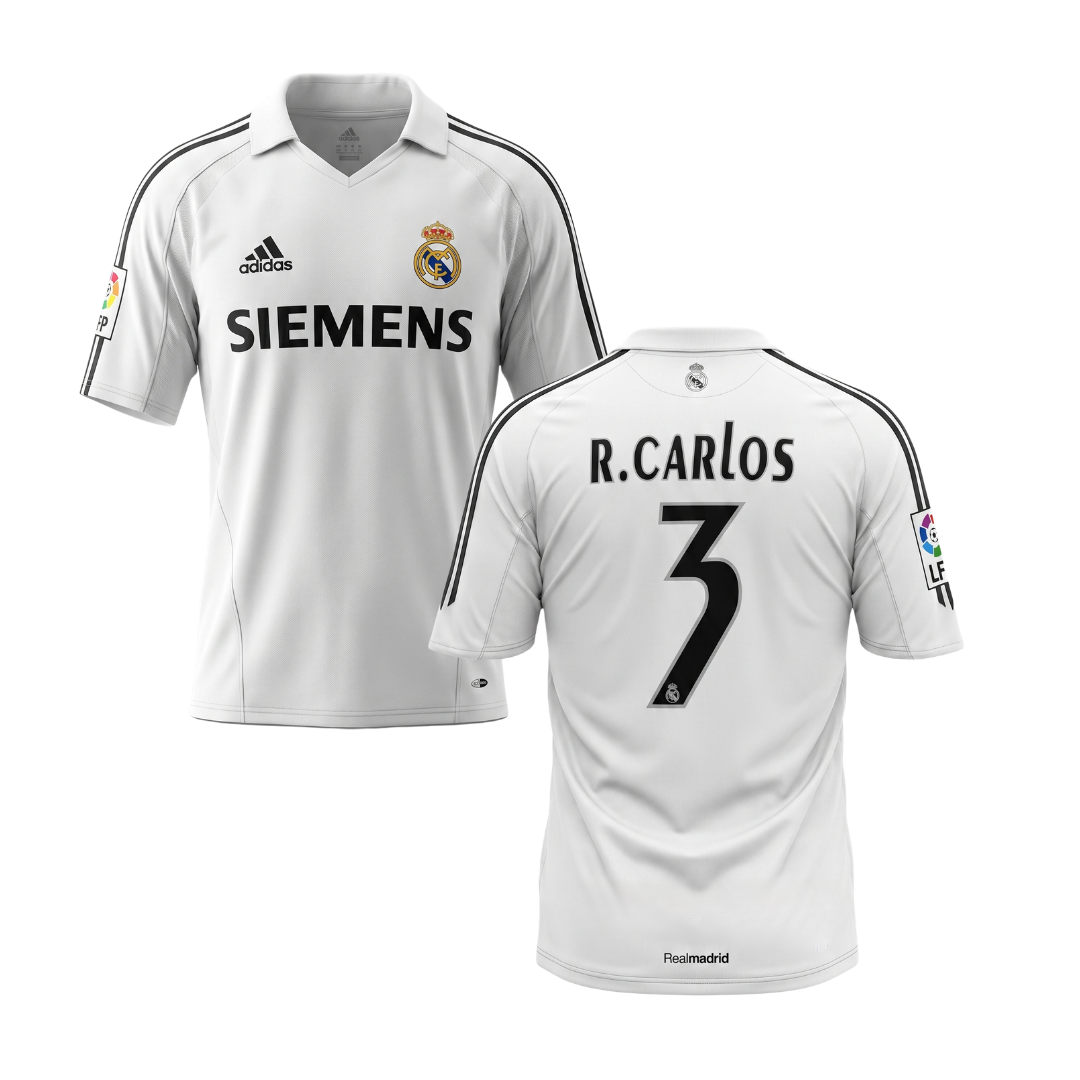 MAGLIA STORICA REAL MADRID 2005/06 PERSONALIZZAZIONE CARLOS