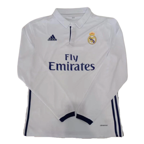 MAGLIA RETRO MANICHE LUNGHE REAL MADRID HOME 2016/17