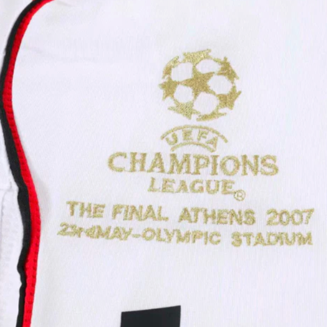 MAGLIA AC MILAN STORICA TRASFERTA FINALE CHAMPIONS LEAGUE 2006-2007 + GATTUSO 8