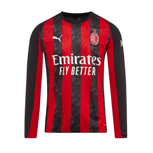 MAGLIA HOME MILAN MANICHE LUNGHE 2025/26