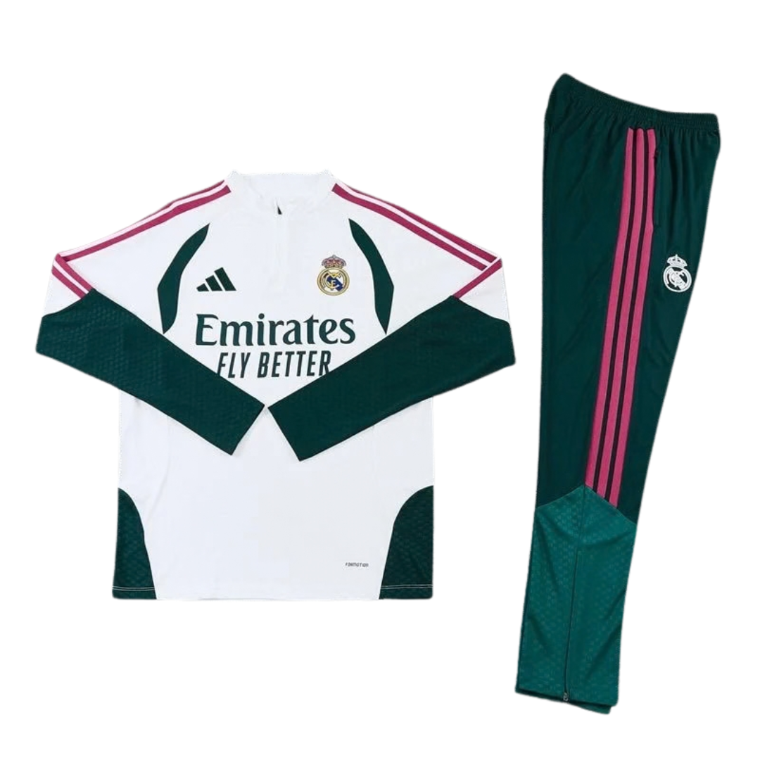 KIT TUTA REAL MADRID BAMBINO VERDE 2026/27