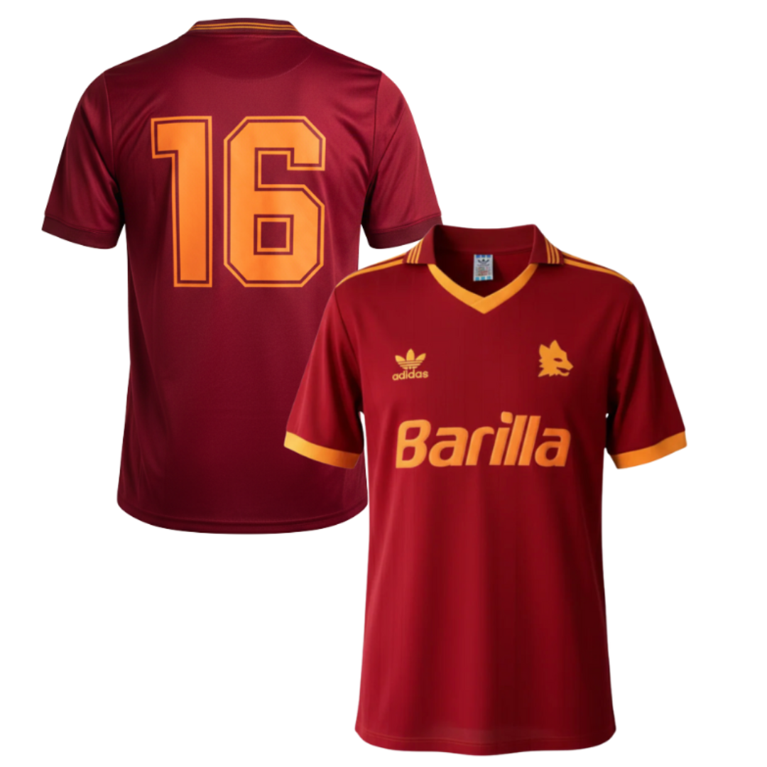 MAGLIA ROMA CASA 1992/1993  ESORDIO TOTTI