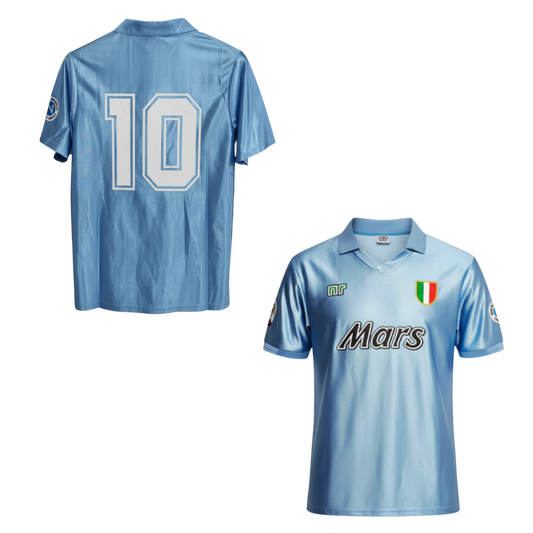MAGLIA BARCELLONA CASA 1990-1991 + MARADONA 10
