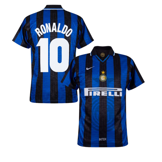 MAGLIA INTER CASA 1997/1998 +RONALDO 10