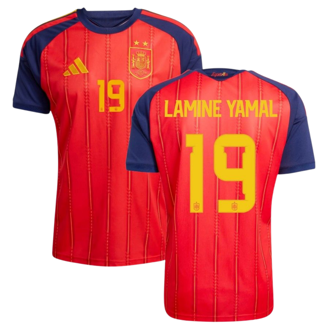 MAGLIA SPAGNA HOME 2026/27 PERSONALIZZAZIONE LAMINE YAMAL