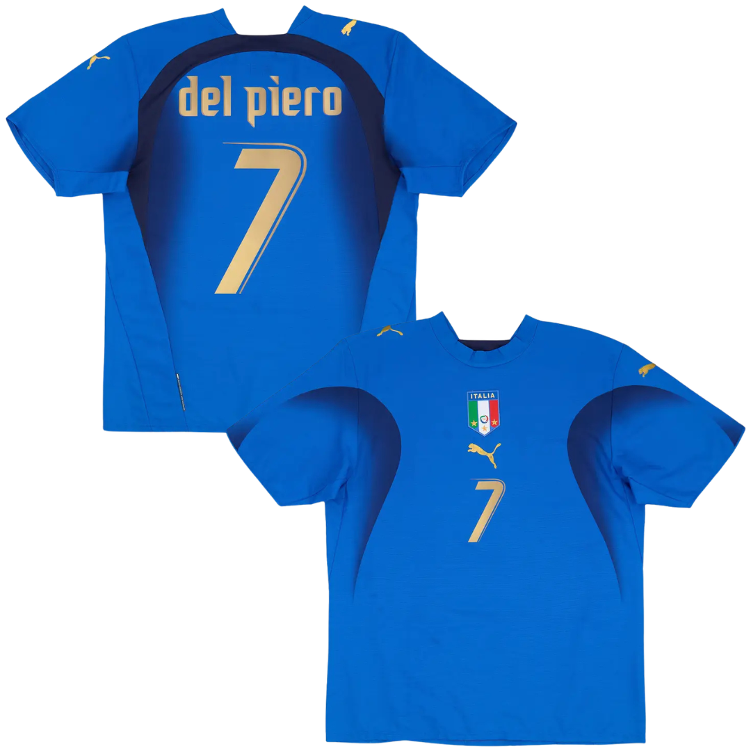 MAGLIA ITALIA HOME DEL PIERO 7 2006/07