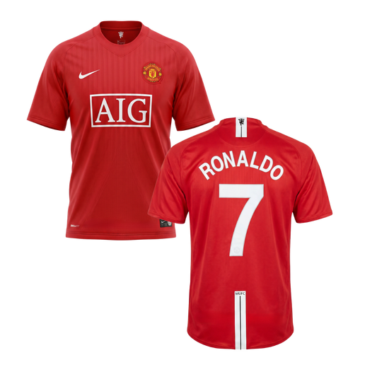 MAGLIA STORICA MANCHESTER UNITED 2007/19 PERSONALIZZAZIONE RONALDO