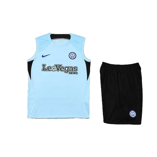 Inter - Canotta + Pantaloncino Azzurro 2023/24