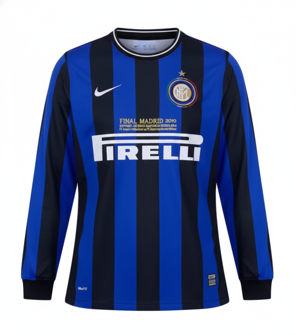 MAGLIA A MANICHE LUNGHE RETRO INTER HOME 2009