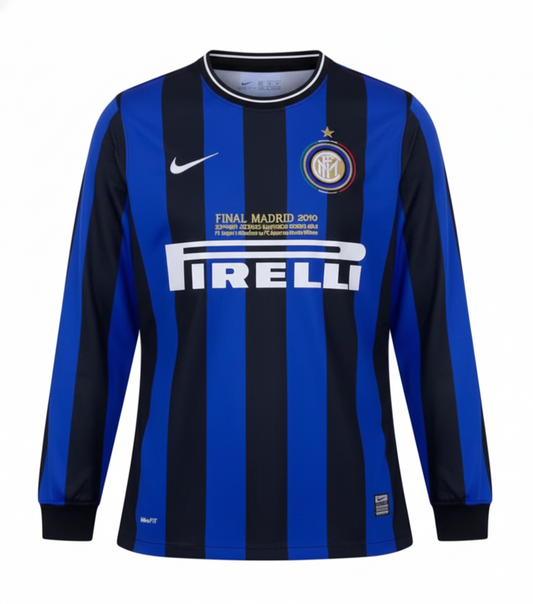 MAGLIA A MANICHE LUNGHE RETRO INTER HOME 2009