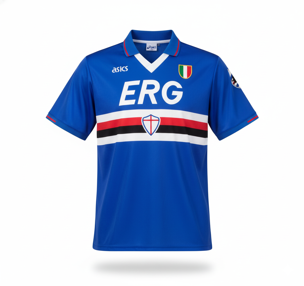 MAGLIA SAMPDORIA RETRO HOME 1991/92