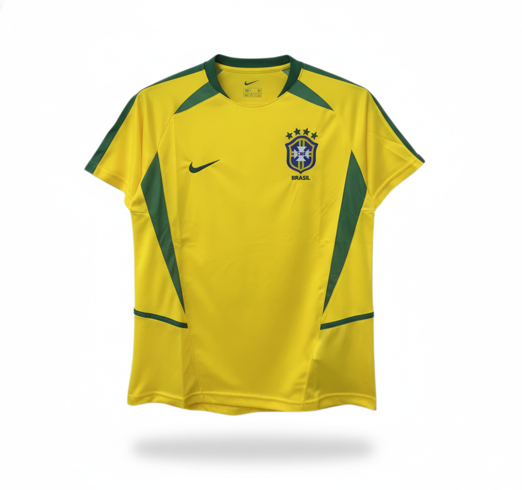 MAGLIA RETRO BRASILE HOME 2002/03
