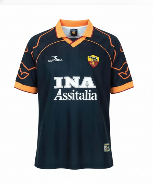 MAGLIA RETRO ROMA TRASFERTA 1999/00