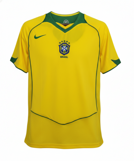 MAGLIA RETRO BRASILE HOME 2004/05