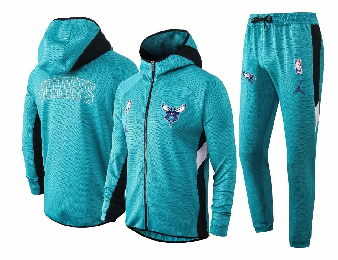 KIT Tuta con cappuccio Charlotte Hornets NBA