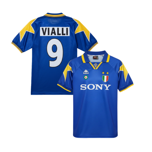 MAGLIA JUVENTUS  STORICA TRASFERTA 1995/96 + VIALLI 9