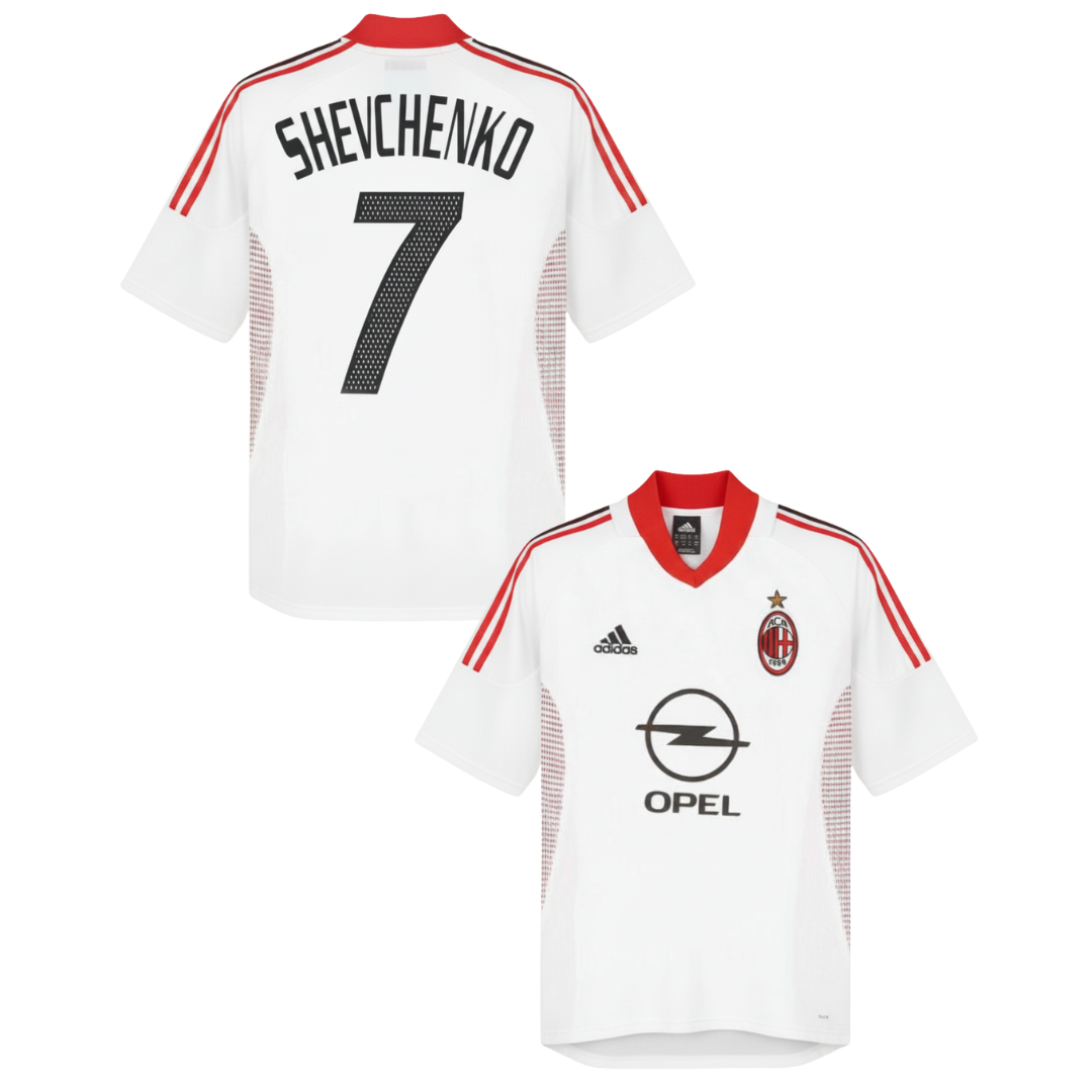 MAGLIA MILAN MAGLIA AC MILAN TRASFERTA 2002-2003 + SHEVCHENKO 7