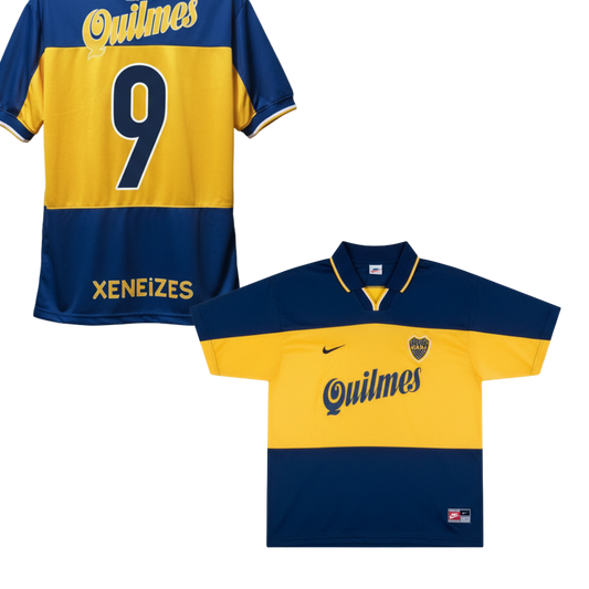 MAGLIA BOCA JUNIOR STORICA CASA 1998-1999 + BATISTUTA 9