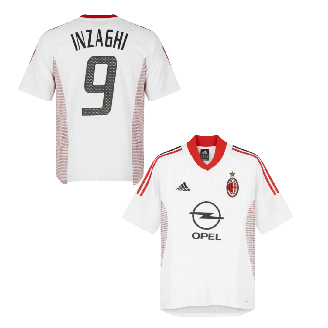 MAGLIA MILAN MAGLIA AC MILAN TRASFERTA 2002-2003 +INZAGHI 9