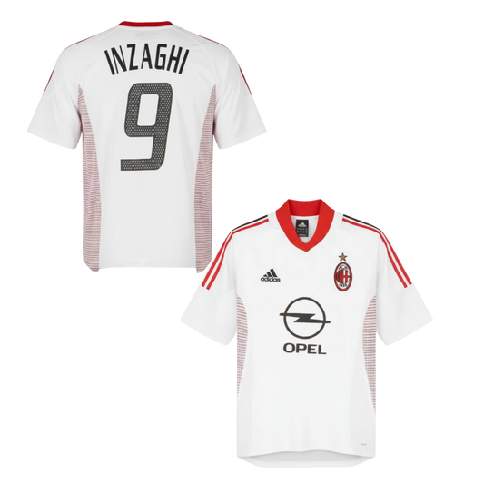 MAGLIA AC MILAN STORICA TRASFERTA 2002-2003 +INZAGHI 9