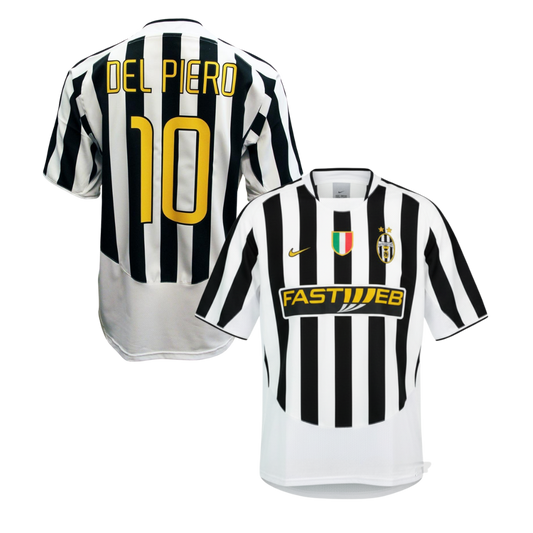 MAGLIA JUVENTUS  STORICA HOME 2003/04 +DEL PIERO 10