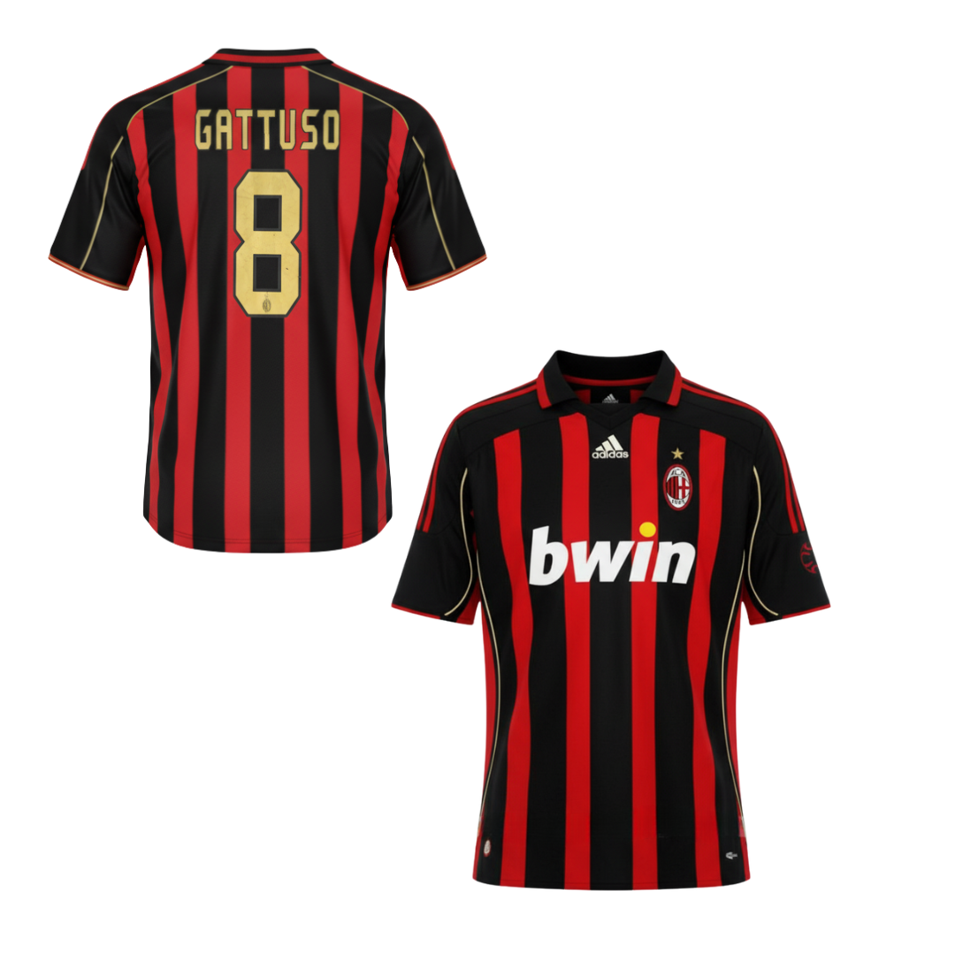 MAGLIA MILAN MAGLIA AC MILAN HOME 2006-2007 + GATTUSO 8