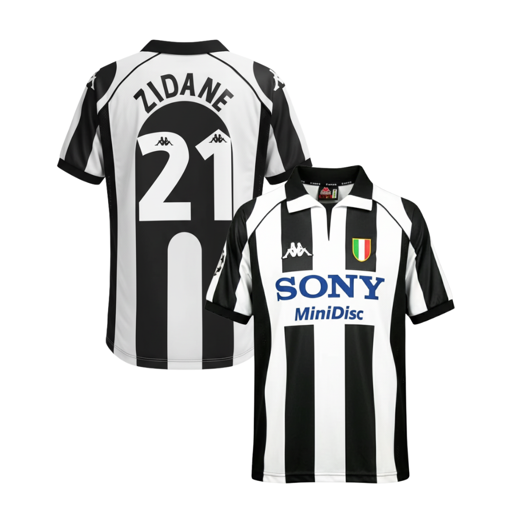 MAGLIA JUVENTUS  STORICA HOME 1997/98 +ZIDANE 21