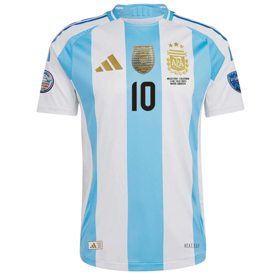 MAGLIA ARGENTINA HOME COPPA AMERICA CHAMPIONS 2024/25 (NON COMPRENDE NOME E NUMERO GIOCATORE)