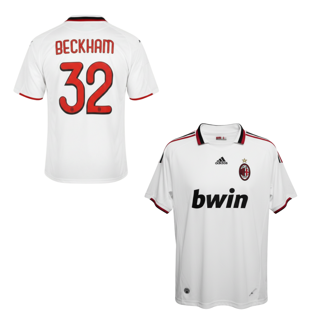 MAGLIA MILAN MAGLIA AC MILAN STORICA TRASFERTA LEAGUE 2008-2009 + BECKHAM 32
