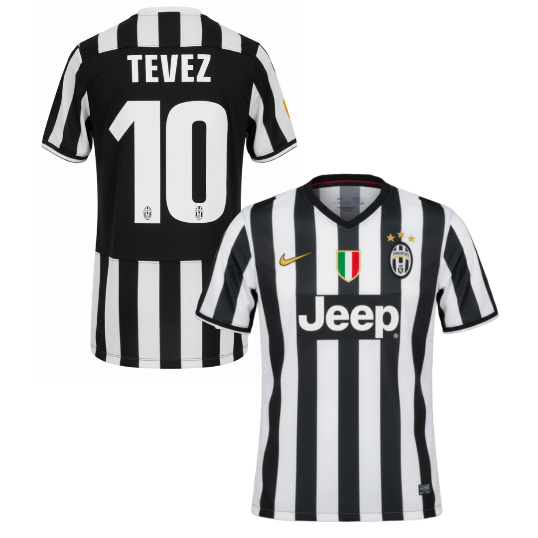 MAGLIA JUVENTUS  STORICA HOME 2014/15+TEVEZ 10