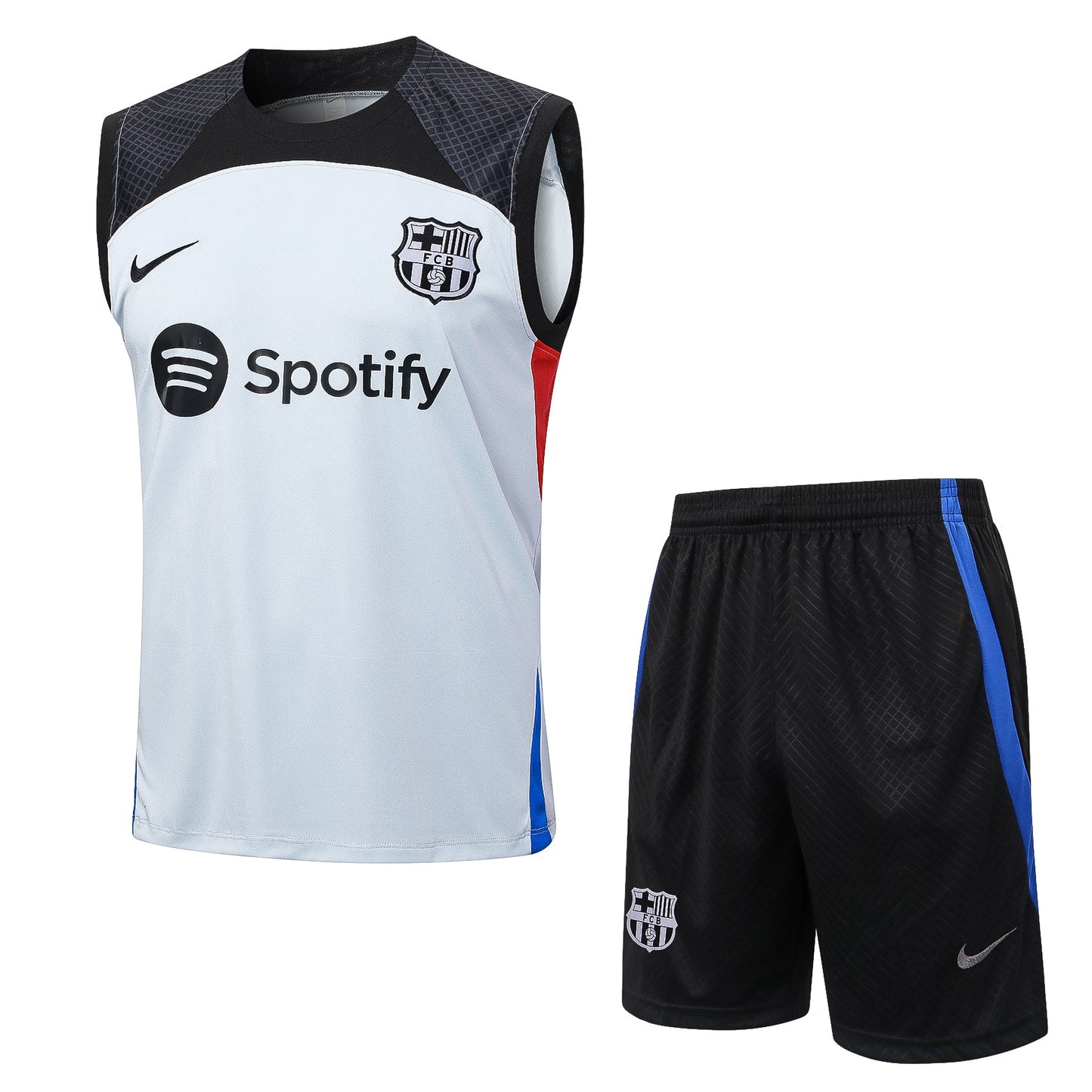 KIT MAGLIA SMANICATA + PANTALONCINI ALLENAMENTO BARCELLONA 2023/24