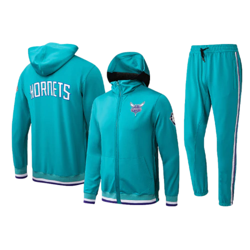 KIT Tuta con cappuccio Charlotte Hornets NBA