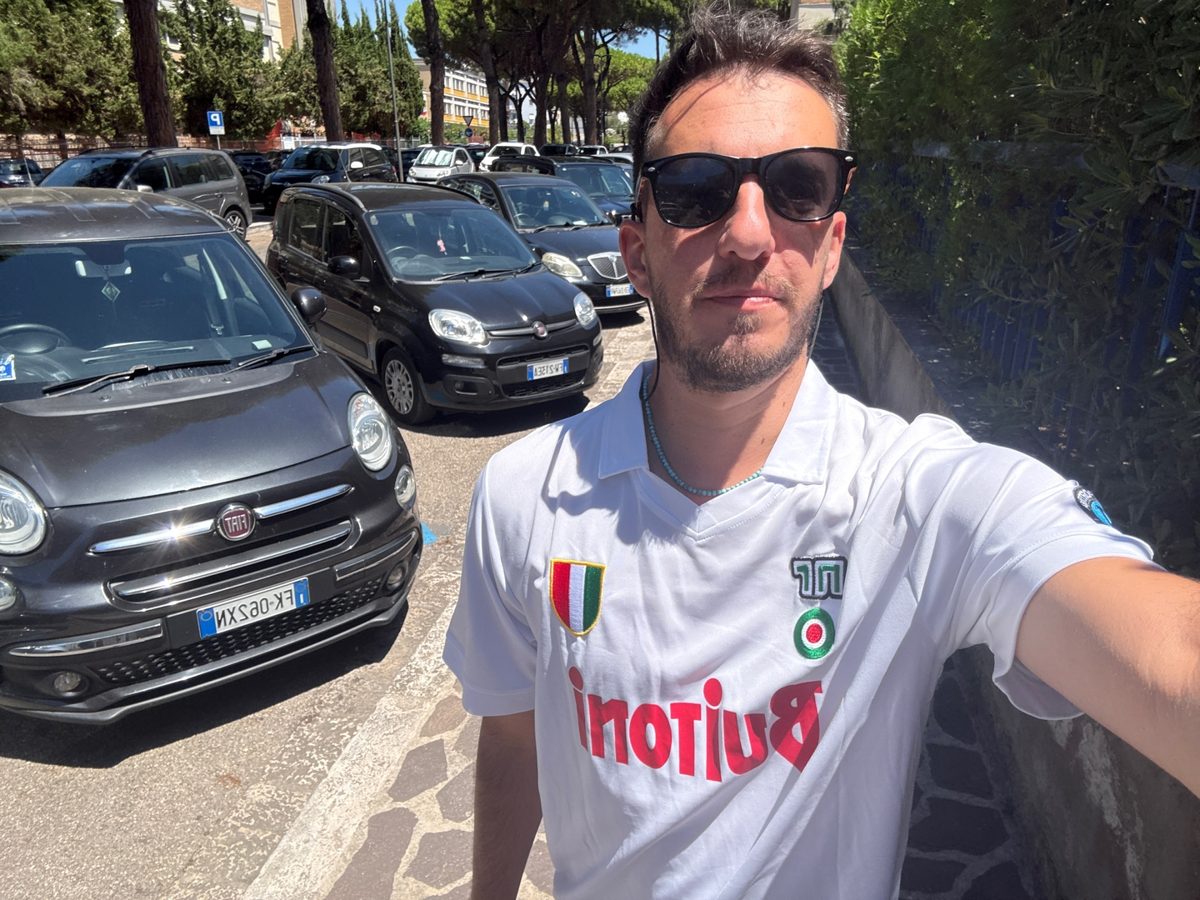Maglia retro Napoli — foto del cliente
