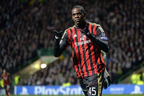 MAGLIA AC MILAN STORICA CASA 2013-2014 + BALOTELLI 45