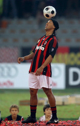 MAGLIA AC MILAN STORICA CASA 2008-2009 + RONALDINHO 80