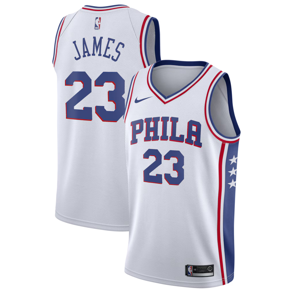 CANOTTA PHILADELPHIA 76ERS CUSTOM LEBRON JAMES