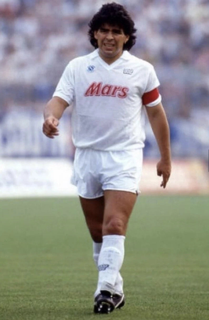MAGLIA NAPOLI TRASFERTA 1987-1988 + MARADONA 10